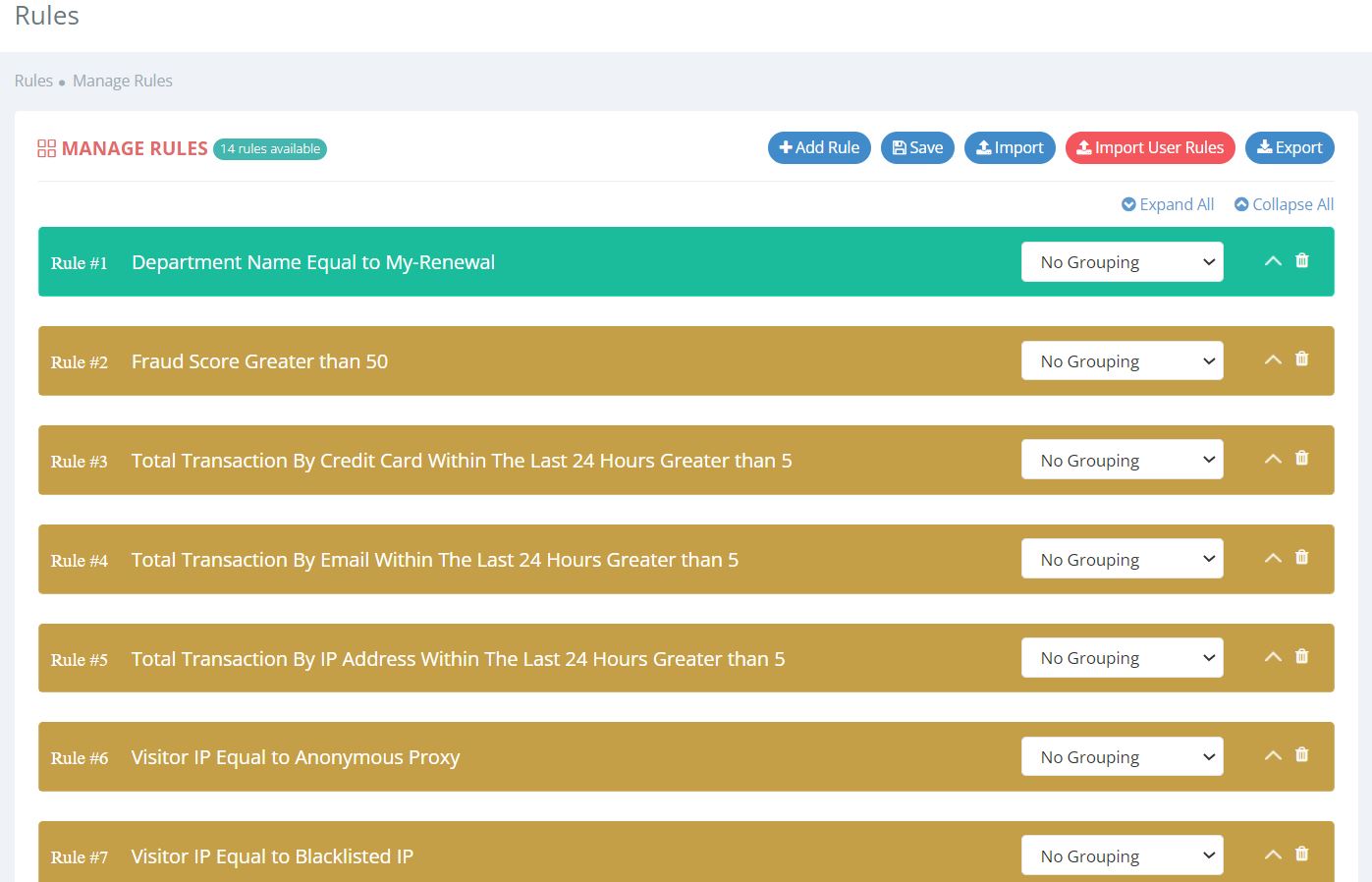 screenshot of FraudLabs Pro